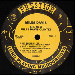 Виниловая пластинка The New Miles Davis Quintet – Miles (Original Jazz Classics) LP