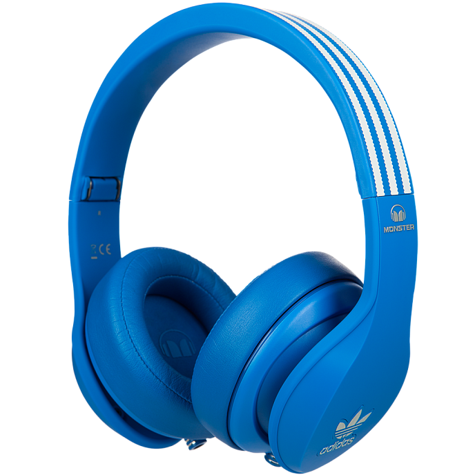 Наушники MONSTER ADIDAS® ORIGINALS OVER EAR HEADPHONES (BLUE) - рис.1