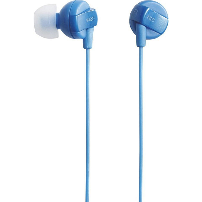 Наушники Elecom EHP-IN20 Light Blue - рис.0