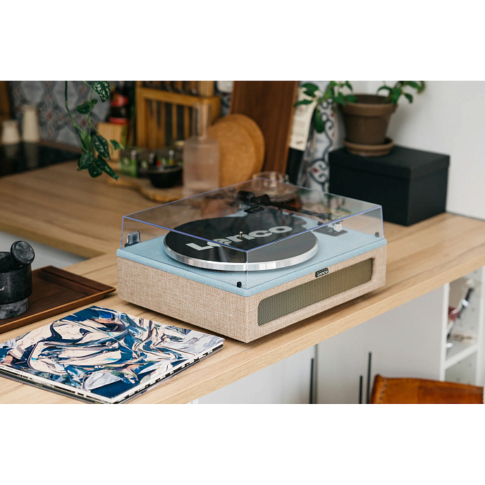 Проигрыватель винила Lenco LS-440BUBG Grey Blue - рис.10