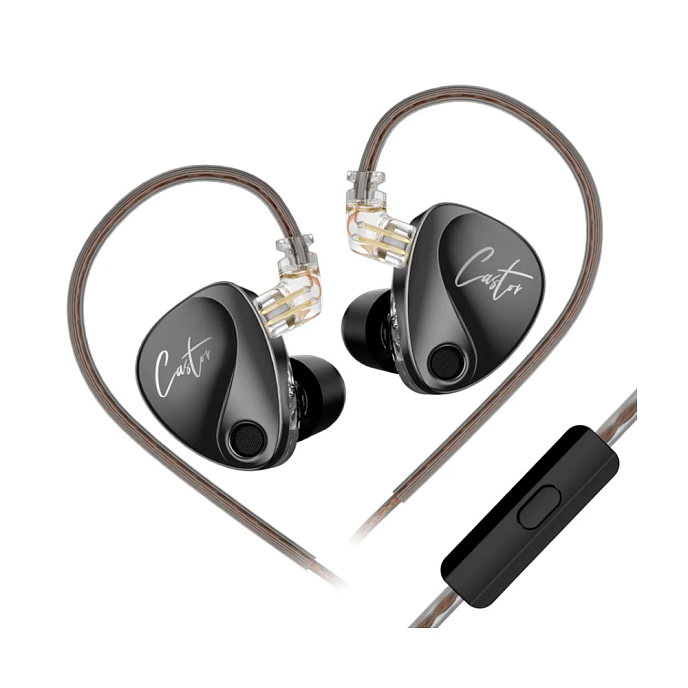 Наушники мониторные KZ Castor Bass Edition With Mic - рис.0