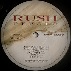 Виниловая пластинка Rush – Presto (Syeor) LP