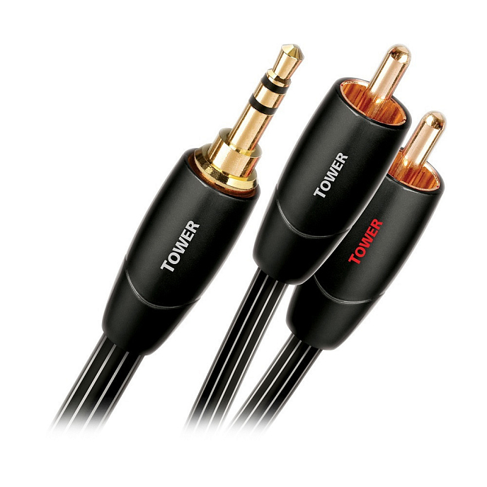 Кабель AudioQuest Tower 3.5-2RCA 3m - рис.1