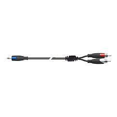 Кабель Quik Lok SX40-3K 2xRCA - 3.5 mm 3m
