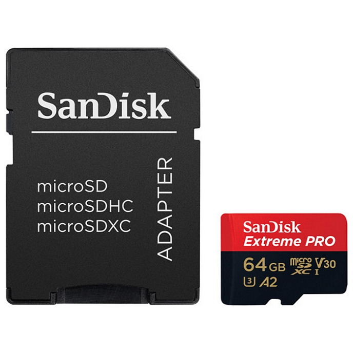 Карта памяти SanDisk ExtremePro microSDXC 64GB - рис.1
