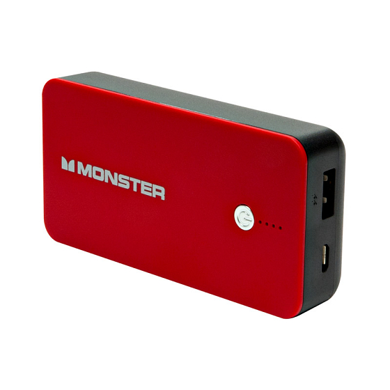 Внешний аккумулятор Monster Power Bank 5000mAh red - рис.0