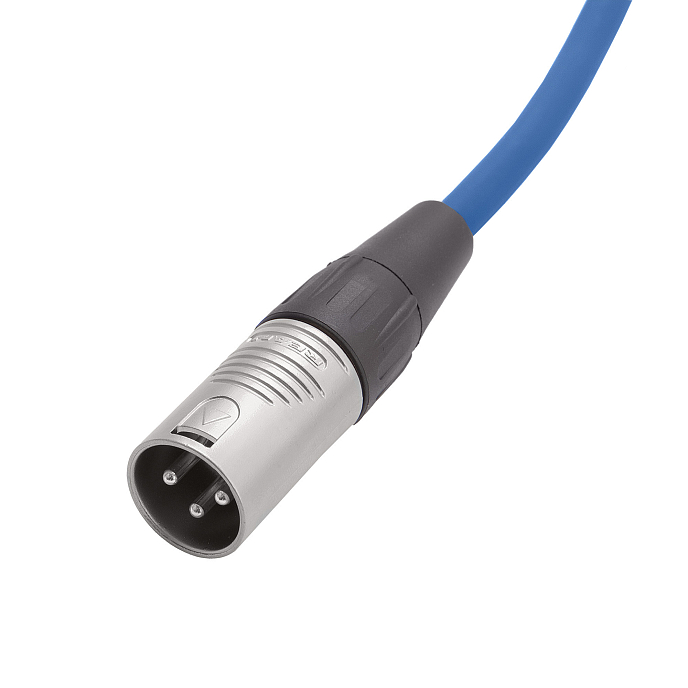Кабель HeadMade Pro XLR-F - XLR-M Blue 2m - рис.3