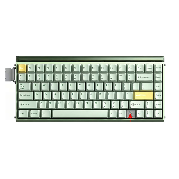 Клавиатура AULA HERO75 Green - рис.0