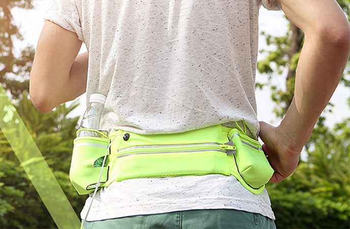 Сумка для смартфонов Rock Multifunctional Running Belt Green - рис.5