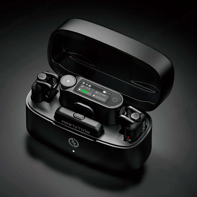 Микрофон беспроводной Hollyland Lark Max 2 Combo 4-Person Version Black - рис.1