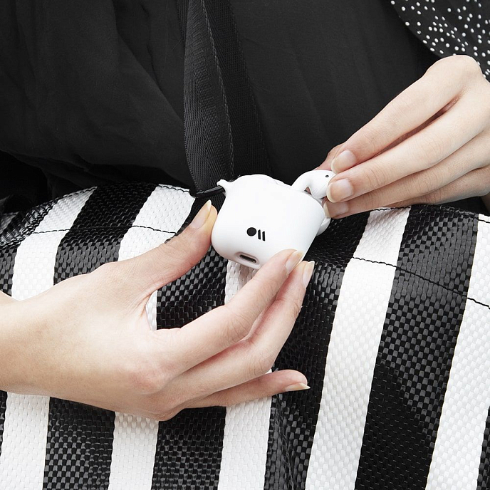 Чехол для Airpods Case-Mate AirPods Hook Ups Case & Neck Strap White - рис.5