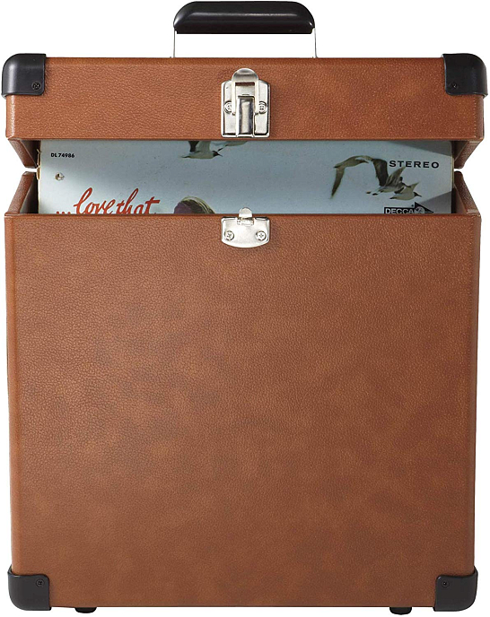 Кейс для хранения винила Crosley Tan Case - рис.3