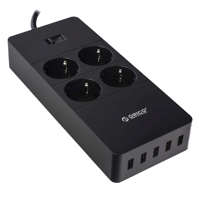 Сетевой фильтр Orico HPC-4A5U Black - рис.2