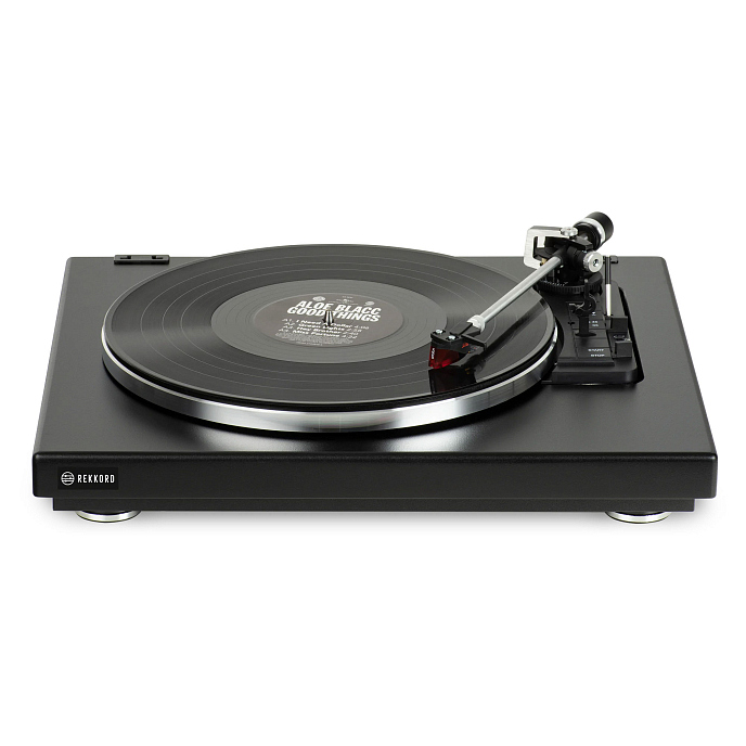 Проигрыватель винила Rekkord Audio F400 (2M Red) Mate Black - рис.0