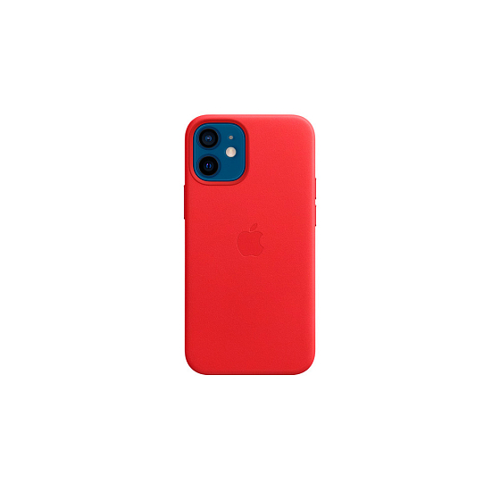 Чехол для смартфонов Apple iPhone 12 mini Leather Case with MagSafe Red - рис.0