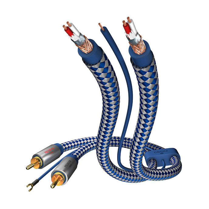 Кабель Inakustik Premium Phono Cable RCA-RCA 0.75m - рис.0