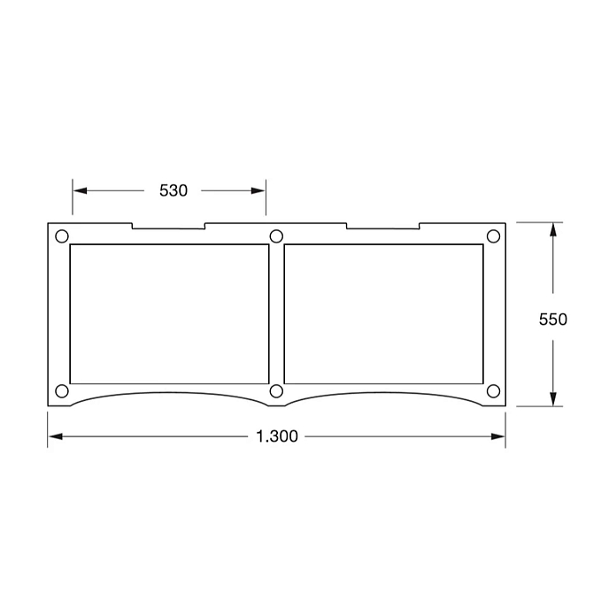 Стойка для Hi-Fi Creaktiv Big Reference Double 2-2 Black - рис.2