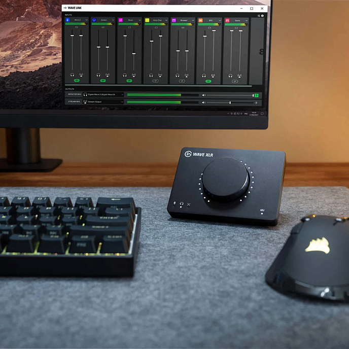 Аудиоинтерфейс Elgato Wave XLR Black - рис.7