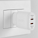 Сетевое зарядное устройство SBS 20W 2xUSB-C White - рис.1