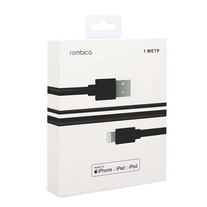 Кабель Rombica Digital MR-01 Lightning Black - рис.2