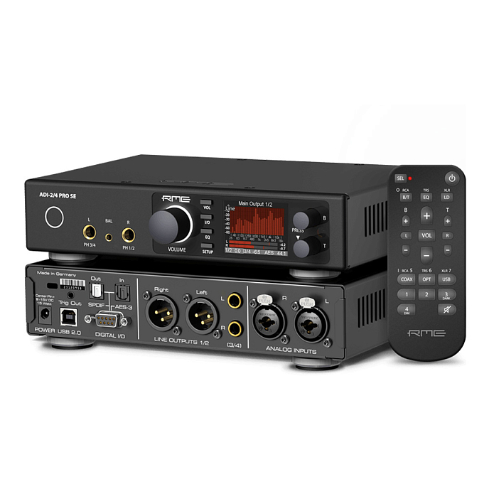 Усилитель для наушников с ЦАП RME ADI-2/4 Pro SE Black - рис.1