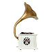 Проигрыватель винила Alive Audio Gramophone white набор винилового проигрывателя и трубы (SN 12957369946710326604)_Уценка - рис.3 Проигрыватель винила Alive Audio Gramophone white набор винилового проигрывателя и трубы (SN 12957369946710326604)_Уценка - рис.3