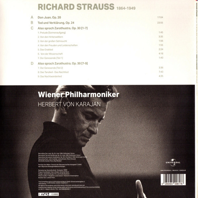 Пластинка Richard Strauss - Also Sprach Zarathustra -Pro-Ject- LP - рис.13