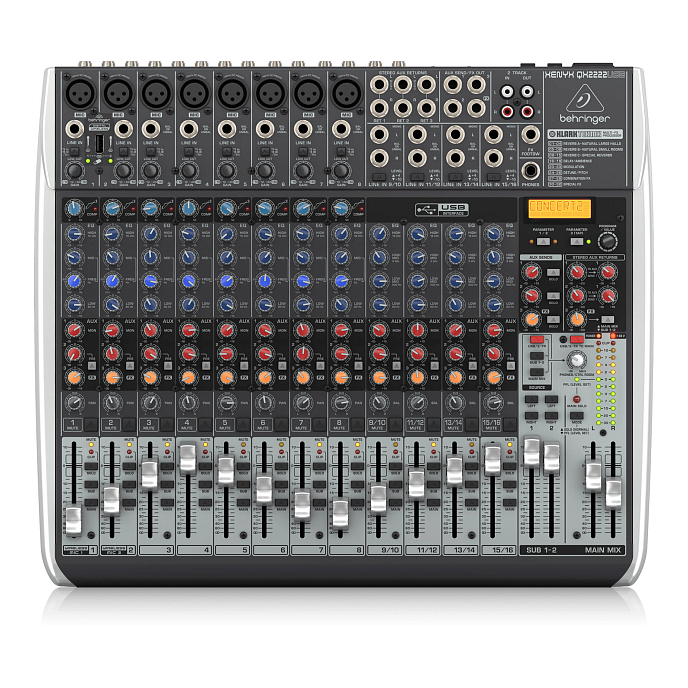 Микшерный пульт Behringer Xenyx QX2222USB Grey - рис.2