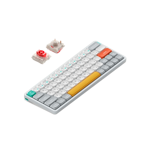 Клавиатура NuPhy Air60 V2 Red Switch Iconic White - рис.0