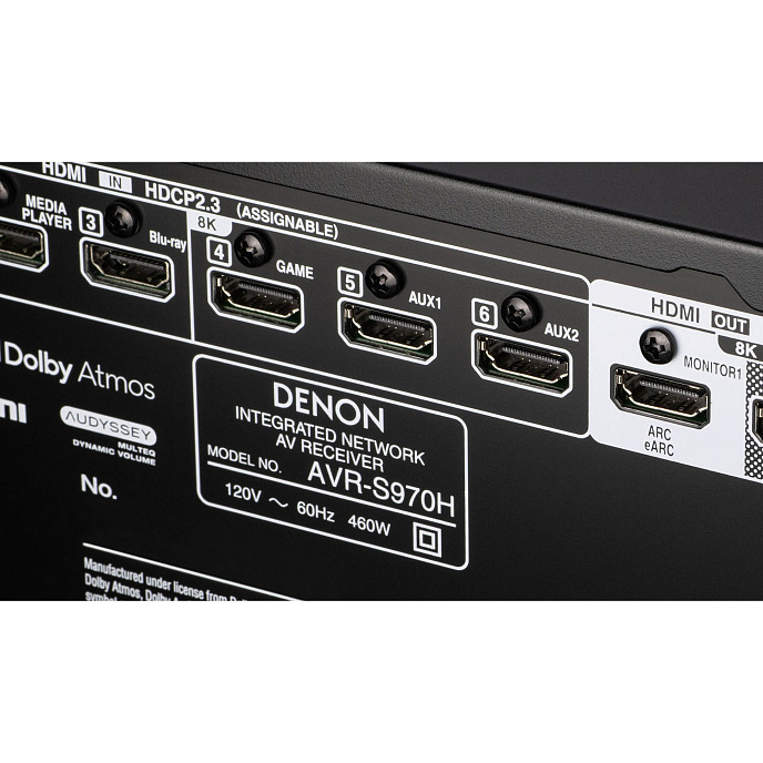 Ресивер Denon AVR-S970H Black - рис.5