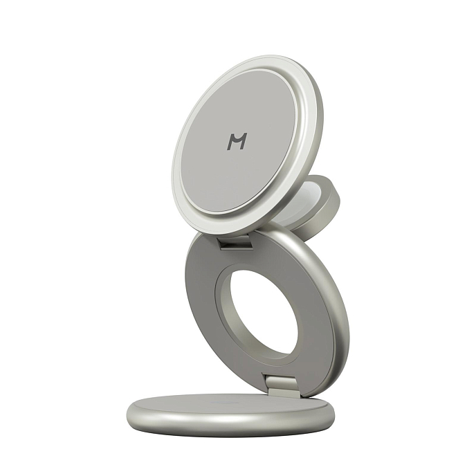 Беспроводная зарядка Magssory Signature Disc Pro Qi2 Titan 3in1 for Apple - рис.0