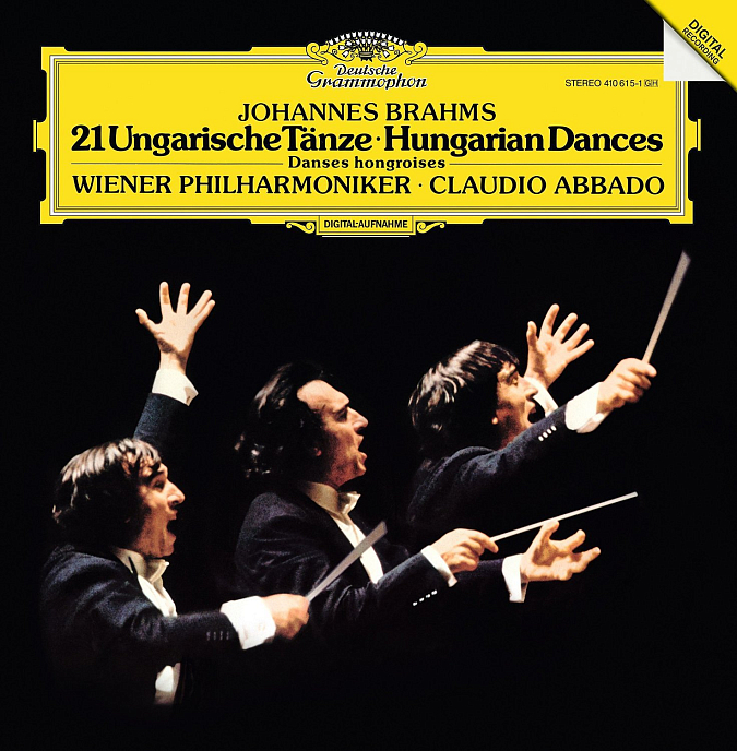 Пластинка JOHANNES BRAHMS, WIENER PHILHARMONIKER, CLAUDIO ABBADO 21 HUNGARIAN DANCES - рис.0