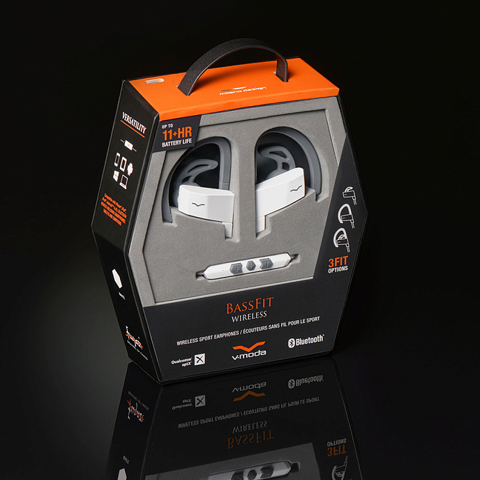 Наушники V-Moda BassFit Wireless White - рис.8