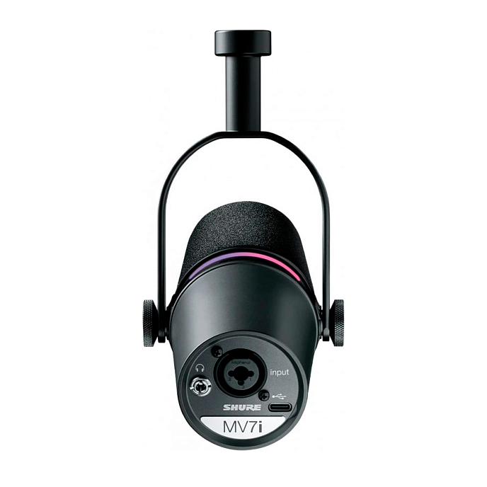 USB-микрофон Shure MV7i Black - рис.3