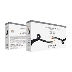 Кабель Inakustik Exzellenz LS-40 Single Wire BFA Banana Black 2х2m