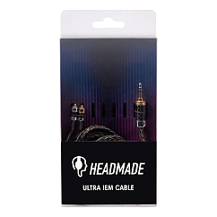 Кабель HeadMade IEM Ultra MMCX - 3.5mm Black 1.2m