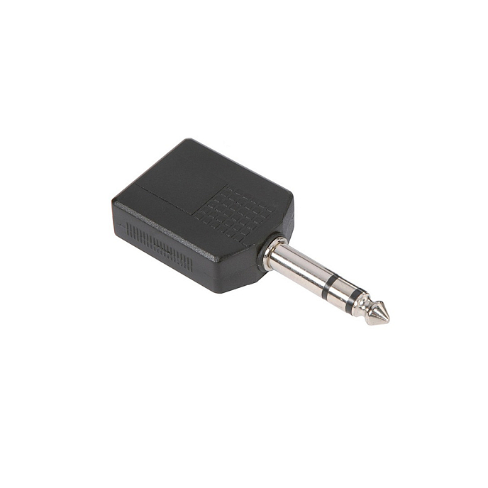 Переходник Adam Hall 7546 Black 2x6.3mm stereo - 6.3mm stereo - рис.0