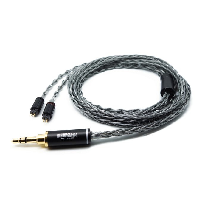 Кабель Nobunaga Labs Combine Lucifer Grey 2-pin - 3.5mm - рис.0