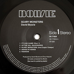 Виниловая пластинка David Bowie - Scary Monsters