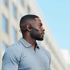 Shokz OpenComm2 2025 Upgrade Stereo Black