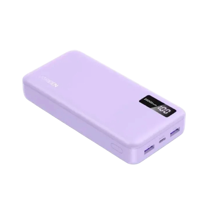 Внешний аккумулятор UGREEN PB312 20000mAh PD 20W Violet - рис.0