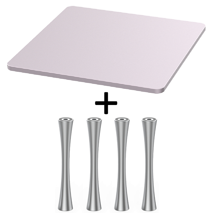 Стойка для Hi-Fi ddHiFi HS250 + SR120 x 4 Pinkish Gray/Silver - рис.0