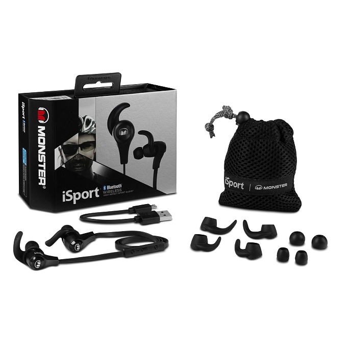 Беспроводные наушники MONSTER ISPORT BLUETOOTH WIRELESS IN-EAR (Black) - рис.7