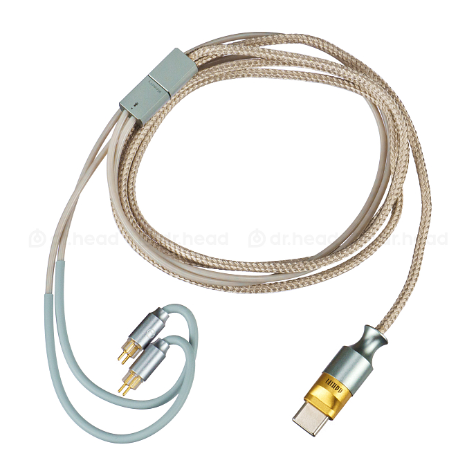 Кабель ddHiFi M110C silver сменный 2-pin кабель для наушников разьем usb-c (SN 28840444853537061023)_Уценка - рис.0