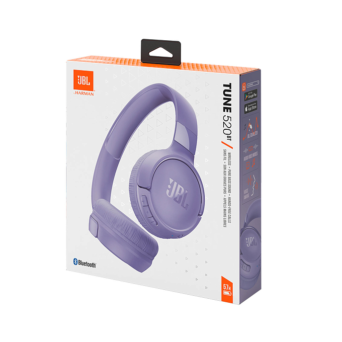 Беспроводные наушники JBL Tune 520BT Purple - рис.8