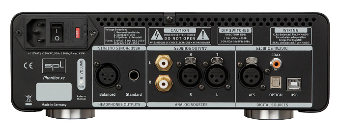 Усилитель для наушников с ЦАП SPL Phonitor XE + DAC 768 Silver - рис.4