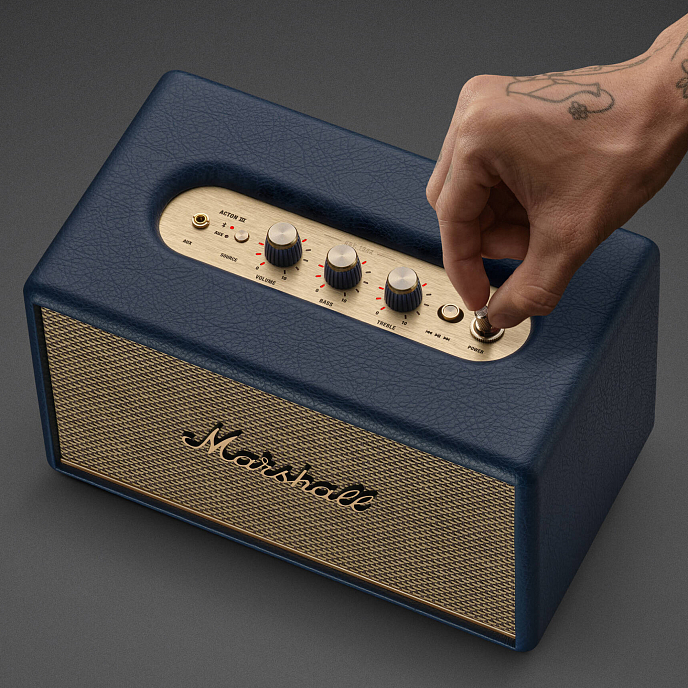 Портативная колонка Marshall Acton III Midnight Blue - рис.6