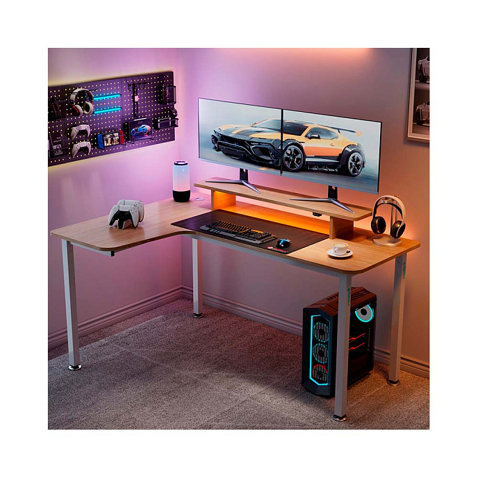 Компьютерный стол EUREKA L60L-MW Maple - рис.1