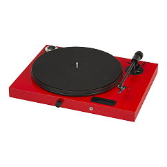 Проигрыватель винила Pro-Ject JUKE BOX E (OM 5e), RED - виниловый проигрыватель, цвет красный (SN 22S014460)_Уценка