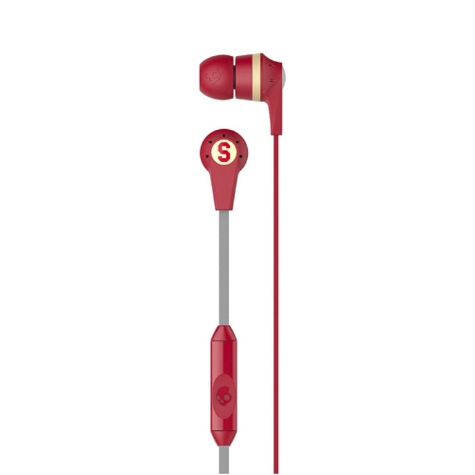 Наушники Skullcandy INK'D with MIC FAMED RED - рис.1